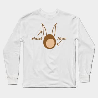 Rabbit as a hazelnut Long Sleeve T-Shirt